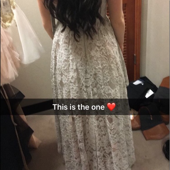 Sequin hearts size 7 dress - Picture 2 of 4